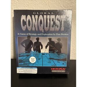 Global Conquest: A Game of Strategy and Exploration by Dan Bunten NIB